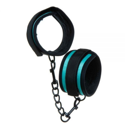 Наручники тканевые бирюзовые Luxury Fetish CUFFS Наручники тканевые бирюзовые Luxury Fetish CUFFS