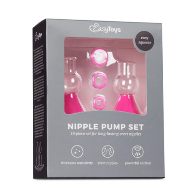 Вакуумные зажимы для сосков EasyToys Pink