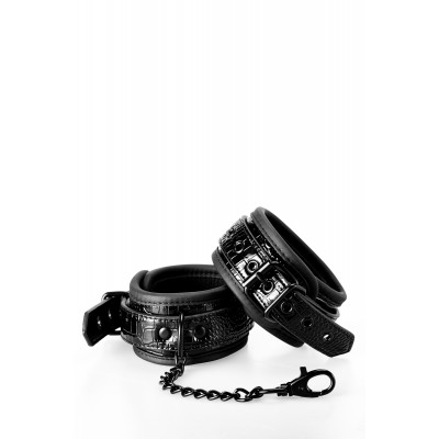 Наручники BLAZE LUXURY HANDCUFF CROCO BLACK