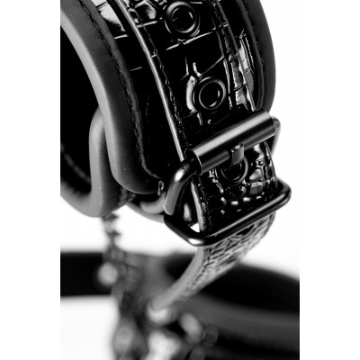 Наручники BLAZE LUXURY HANDCUFF CROCO BLACK Наручники BLAZE LUXURY HANDCUFF CROCO BLACK