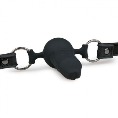 Кляп EASYTOYS BALL GAG WITH SILICONE DONG