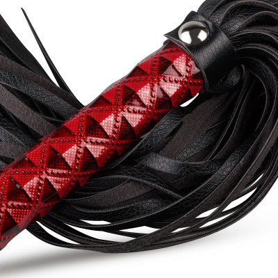 Батіг-флогер Whipped - Beat It Flogger - Red, екошкіра Батіг-флогер Whipped - Beat It Flogger - Red, екошкіра