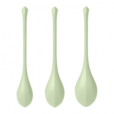 Набор йони бусин Satisfyer Yoni Power 2 Light Green, диаметр 2-2,5-3см, вес 22-44-73гр Набор йони бусин Satisfyer Yoni Power 2 Light Green, диаметр 2-2,5-3см, вес 22-44-73гр