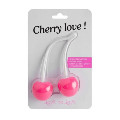 Вагінальні кульки Love To Love CHERRY LOVE, діаметр 3,5 см, вага 77гр Вагінальні кульки Love To Love CHERRY LOVE, діаметр 3,5 см, вага 77гр