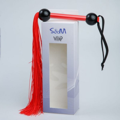 F61412 Плетка из силикона FLOGGER RED F61412 Плетка из силикона FLOGGER RED