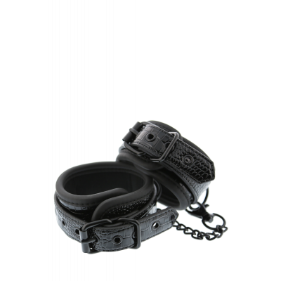 Оковы BLAZE LUXURY ANKLE CUFF CROCO BLACK