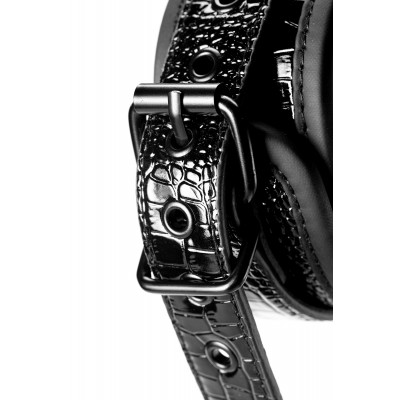 Оковы BLAZE LUXURY ANKLE CUFF CROCO BLACK Оковы BLAZE LUXURY ANKLE CUFF CROCO BLACK
