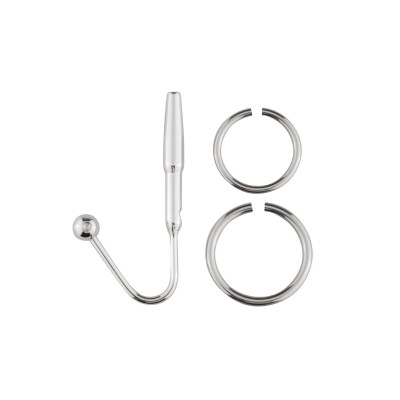Уретральний стимулятор Sinner Gear Unbendable – Sperm Stopper Hollow Ring, 2 кільця (2,5 см та 3 см) Уретральний стимулятор Sinner Gear Unbendable – Sperm Stopper Hollow Ring, 2 кільця (2,5 см та 3 см)
