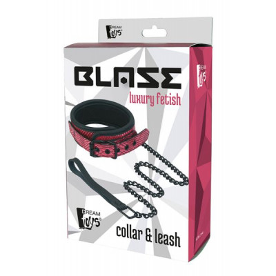 Ошейник BLAZE COLLAR & LEASH PINK