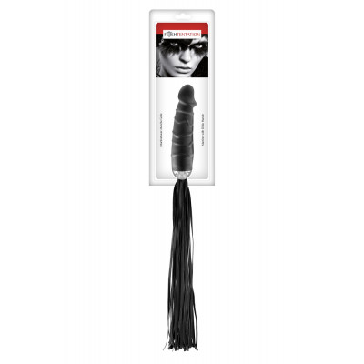 Флогер з ручкою-дилдо Fetish Tentation Whip with Dildo Handle Флогер з ручкою-дилдо Fetish Tentation Whip with Dildo Handle