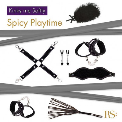 Подарунковий набір для BDSM RIANNE S — Kinky Me Softly Black: 8 предметів для задоволення Подарунковий набір для BDSM RIANNE S — Kinky Me Softly Black: 8 предметів для задоволення