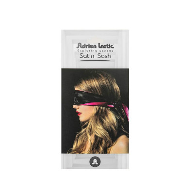 Пов'язка-стрічка з сатину 2-в-1 Adrien Lastic Satin Sash (пов'язка на очі і стрічка для зв'язування) Пов'язка-стрічка з сатину 2-в-1 Adrien Lastic Satin Sash (пов'язка на очі і стрічка для зв'язування)