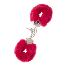 Наручники,Metal Handcuff with Plush, RED