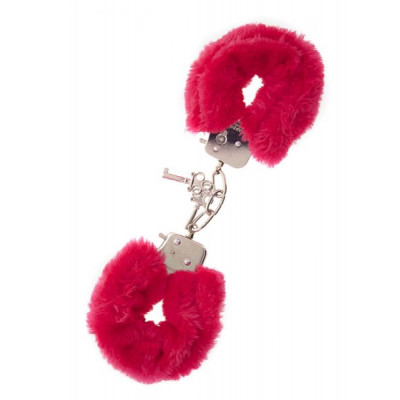 Наручники,Metal Handcuff with Plush, RED