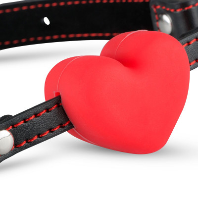Силіконовий кляп у вигляді серця Whipped - Heart Ball Gag Силіконовий кляп у вигляді серця Whipped - Heart Ball Gag