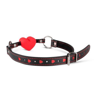 Силіконовий кляп у вигляді серця Whipped - Heart Ball Gag Силіконовий кляп у вигляді серця Whipped - Heart Ball Gag