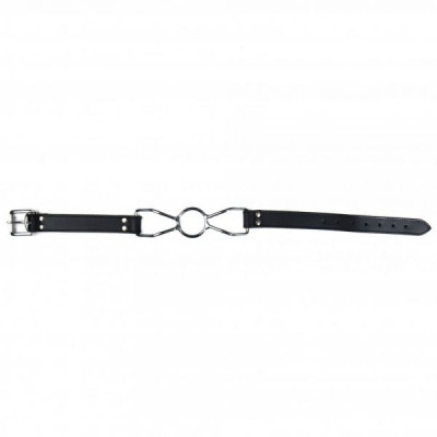 Кляп-кольцо Leather, Black