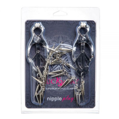 Зажимы на соски Nipple play кабалы Chain and Spike