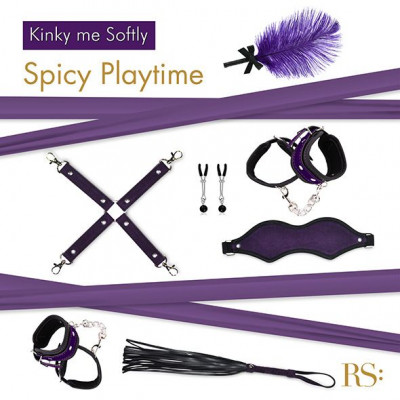 Подарунковий набір для BDSM RIANNE S — Kinky Me Softly Purple: 8 предметів для задоволення Подарунковий набір для BDSM RIANNE S — Kinky Me Softly Purple: 8 предметів для задоволення