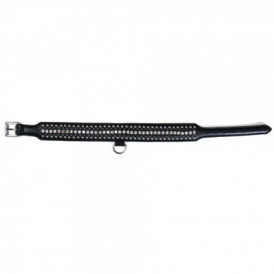 Ошейник Leather Crystal Diamonds, Black