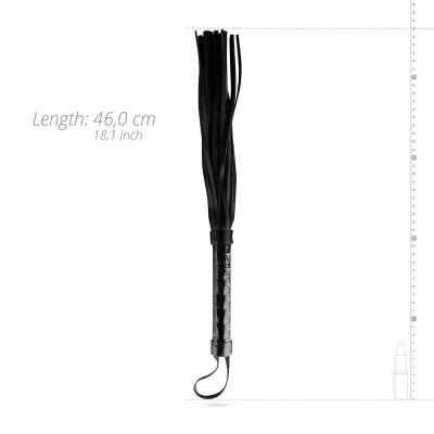 Батіг-флогер Whipped - Beat It Flogger - Black, екошкіра Батіг-флогер Whipped - Beat It Flogger - Black, екошкіра