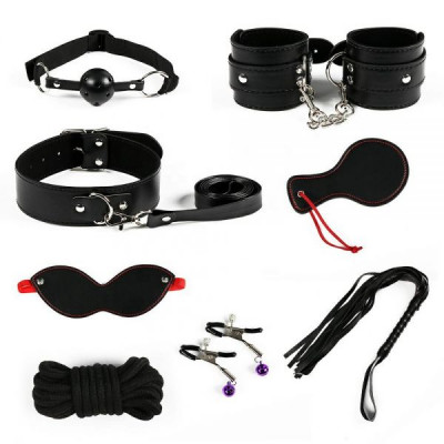 Набор для БДСМ игр Set Classic, Black&Red