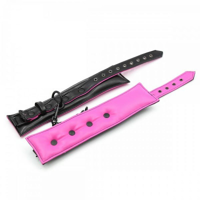 Наручники мягкие Luxury Fetish Black&Pink Hands Наручники мягкие Luxury Fetish Black&Pink Hands