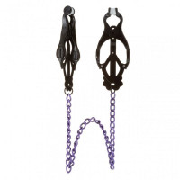 Зажимы на соски Nipple play Long Chain, Black