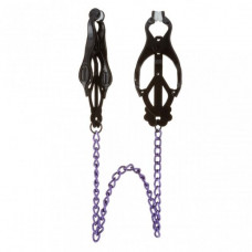 Зажимы на соски Nipple play Long Chain, Black