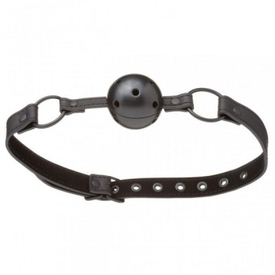 F61406 Кляп из экокожи Loveshop BREATHABLE BALL GAG BLACK F61406 Кляп из экокожи Loveshop BREATHABLE BALL GAG BLACK