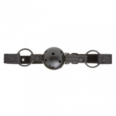 F61406 Кляп из экокожи Loveshop BREATHABLE BALL GAG BLACK F61406 Кляп из экокожи Loveshop BREATHABLE BALL GAG BLACK