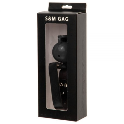 F61406 Кляп из экокожи Loveshop BREATHABLE BALL GAG BLACK F61406 Кляп из экокожи Loveshop BREATHABLE BALL GAG BLACK