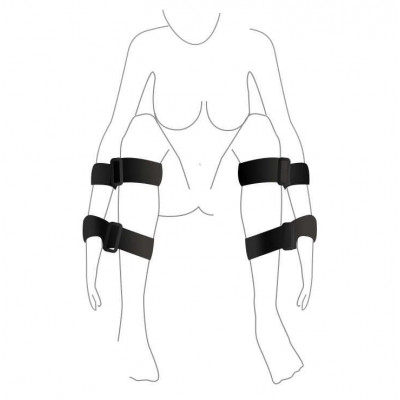 Набір для фіксації Art of Sex - BDSM Hands to feet Simple Набір для фіксації Art of Sex - BDSM Hands to feet Simple