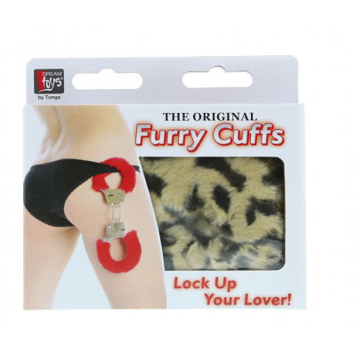 Наручники, Metal Handcuff with Plush, LEOPARD