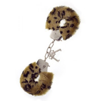 Наручники, Metal Handcuff with Plush, LEOPARD