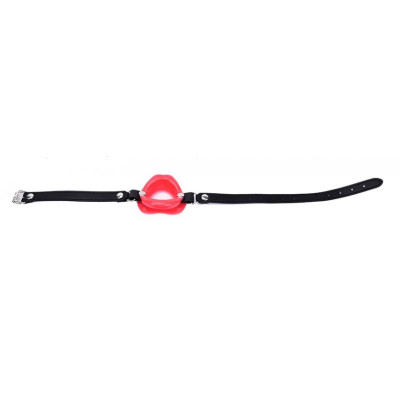 Кляп-губы на ремешке RED O-RING MOUTH GAG Кляп-губы на ремешке RED O-RING MOUTH GAG