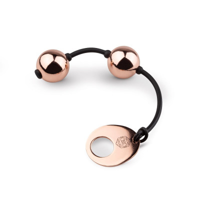 Металеві вагінальні кульки Rosy Gold — Nouveau Kegel Balls, вага 376 г, діаметр 2,8 см Металеві вагінальні кульки Rosy Gold — Nouveau Kegel Balls, вага 376 г, діаметр 2,8 см