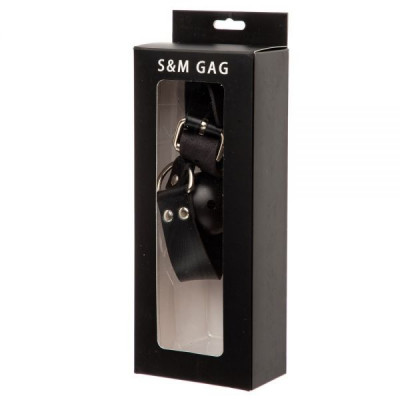 F61425 Кляп Loveshop BREATHABLE BALL GAG BLACK F61425 Кляп Loveshop BREATHABLE BALL GAG BLACK