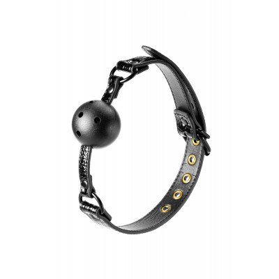 Кляп 4,7 см BLAZE LUXURY BALL GAG CROCO BLACK Кляп 4,7 см BLAZE LUXURY BALL GAG CROCO BLACK