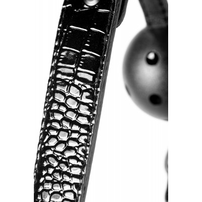 Кляп 4,7 см BLAZE LUXURY BALL GAG CROCO BLACK Кляп 4,7 см BLAZE LUXURY BALL GAG CROCO BLACK