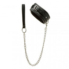 F61282 Ошейник с поводком Luxury Fetish Rivet and Style