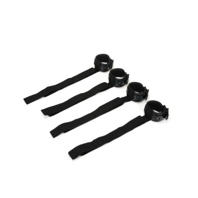 Набор бдсм для кровати WHIPSMART DIAMOND BED RESTRAIN KIT BLACK