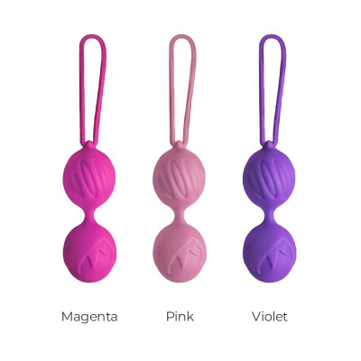 Вагінальні кульки Adrien Lastic Geisha Lastic Balls BIG Pink (L), діаметр 4 см, вага 90 гр Вагінальні кульки Adrien Lastic Geisha Lastic Balls BIG Pink (L), діаметр 4 см, вага 90 гр