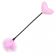 F61281 Стек в виде сердца с пушком Carrot and Stick PINK