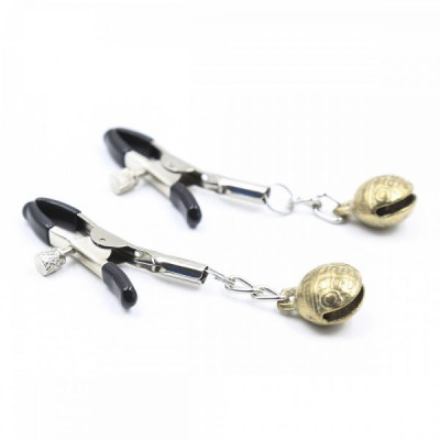 F61314 Зажимы на соски с колокольчиком Loveshop Gold Bell F61314 Зажимы на соски с колокольчиком Loveshop Gold Bell