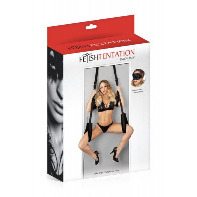 Секс-гойдалка на двері Fetish Tentation Door Straps з маскою на очі Секс-гойдалка на двері Fetish Tentation Door Straps з маскою на очі