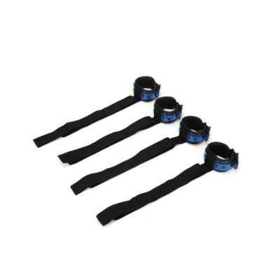 Набор бдсм для кровати WHIPSMART DIAMOND BED RESTRAIN KIT BLUE