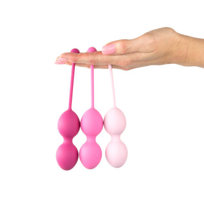 Набір вагінальних кульок для просунутих FeelzToys - FemmeFit Advanced Pelvic Muscle Training Set Набір вагінальних кульок для просунутих FeelzToys - FemmeFit Advanced Pelvic Muscle Training Set