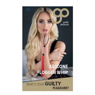 Флогер GP SILICONE FLOGGER WHIP RED