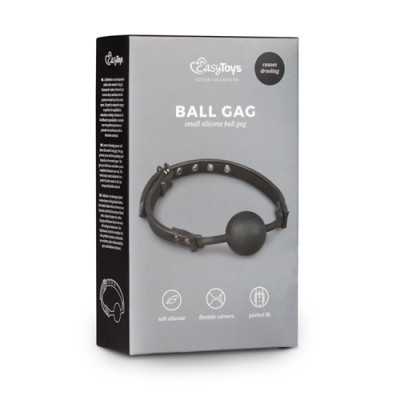 Кляп Ball Gag With Silicone Ball EASYTOYS